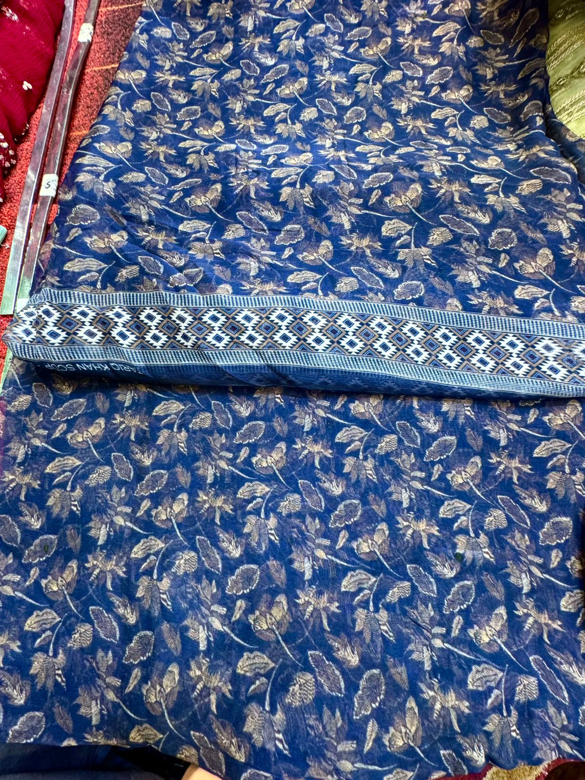 Pure Original Georgette Chiffon Printed Kameez Dupatta (Unstitched)