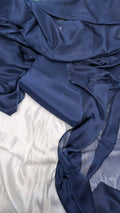 Original Plain Russian Silk 3 Piece Suit with Medium Silk Dupatta (Unstitched)