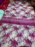 Pure Original Georgette Chiffon Printed Kameez Dupatta (Unstitched)