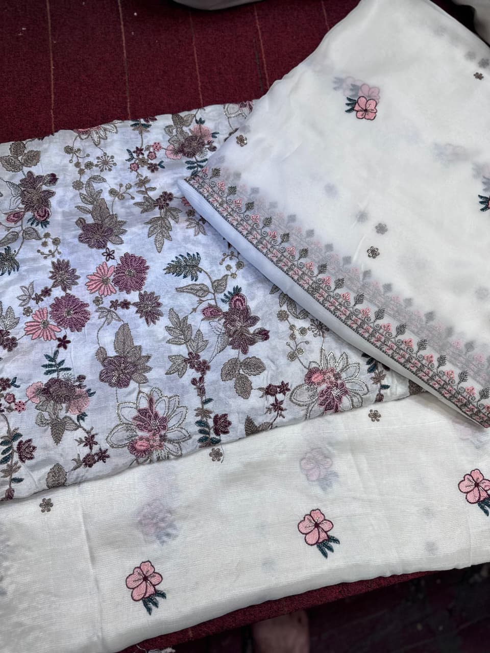 3 Pc Embroidered Unstitched
