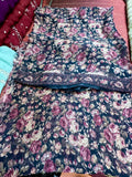 Pure Original Georgette Chiffon Printed Kameez Dupatta (Unstitched)