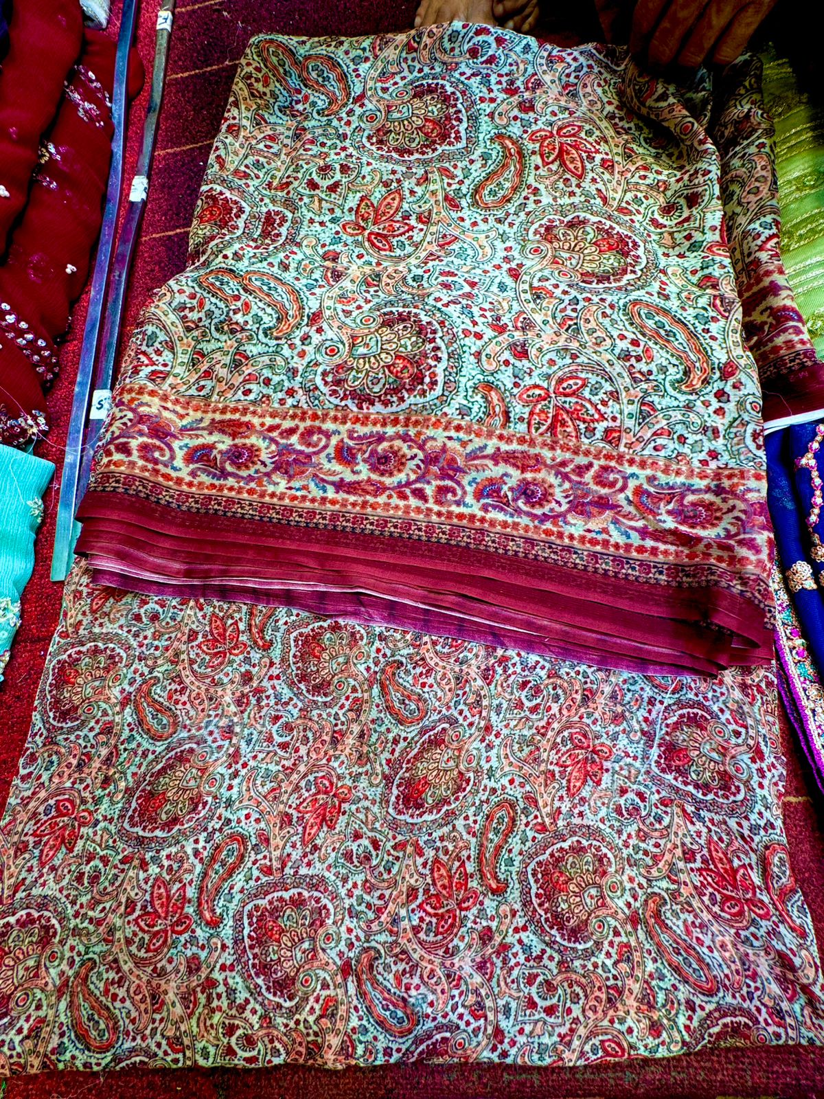Pure Original Georgette Chiffon Printed Kameez Dupatta (Unstitched)